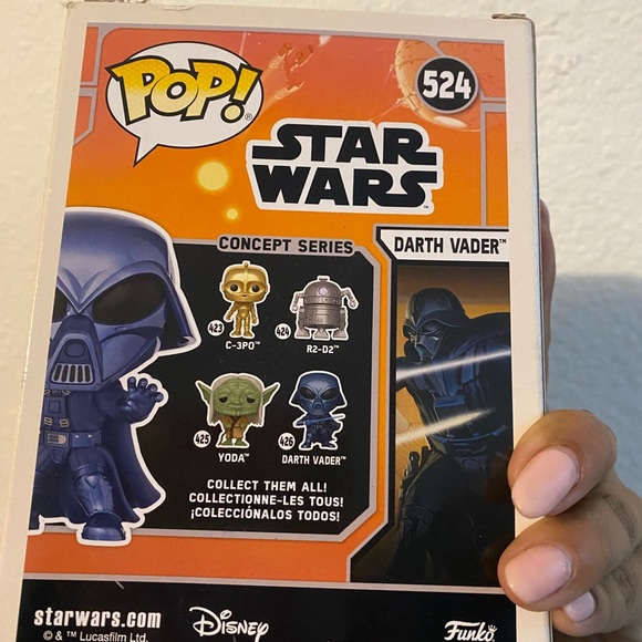 New Funko Pop Concept Series Darth Vader 524 Star Wars 45 Disneyland Exclusive - Picture 4 of 7